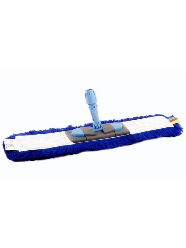 Держатель МОПа рамочный 80х10см 2 педали т.серый/синий CD188