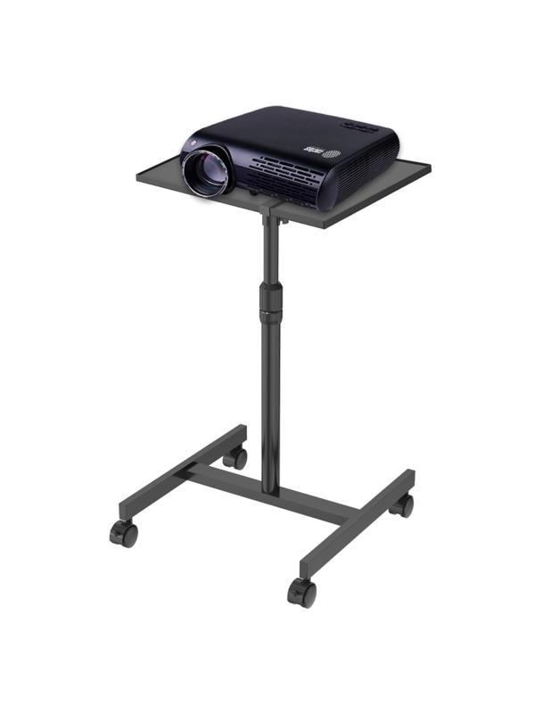 Столик проекционный Cactus CS-VM-PT01 до 23 кг, 1 полка, колеса, мобильный