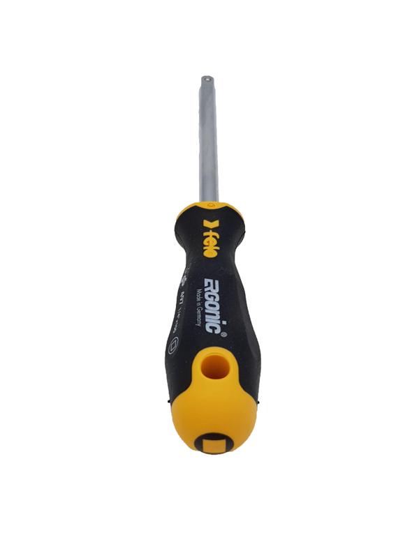 Отвертка Ergonic с насадкой под головки 1/4X100 Felo 49711040