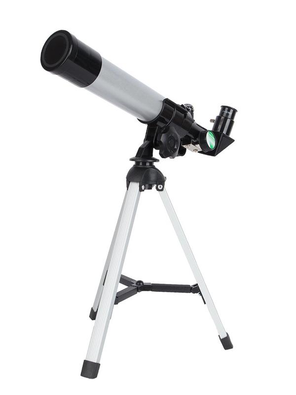 Набор Домашний планетарий, телескоп, 5 предм., алюм., серебрист.