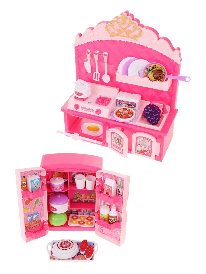 Игр. наб. Кухня, свет, звук, в компл. предм. 30 шт., эл. пит. ААх2шт. не вх.
в компл., кор