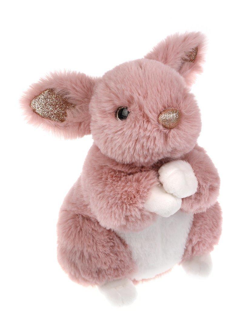 Зайка 20см роз.