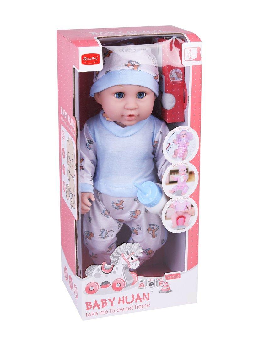 Игр. наб. Мой Малыш, в компл. пупс 36см. пьёт, писает, звук, предм. 2шт., эл.
пит. AG13х3шт. вх. в компл., в ассорт., кор.