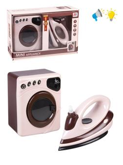 Игр.наб. Бытовая техника, свет, звук, в компл. предм. 2шт., эл. пит. ААх5шт.
не вх. в компл., кор.