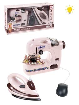 Игр.наб. Бытовая техника, свет, в компл. предм. 2шт.,эл. пит. ААх5шт. не вх. в
компл., кор.