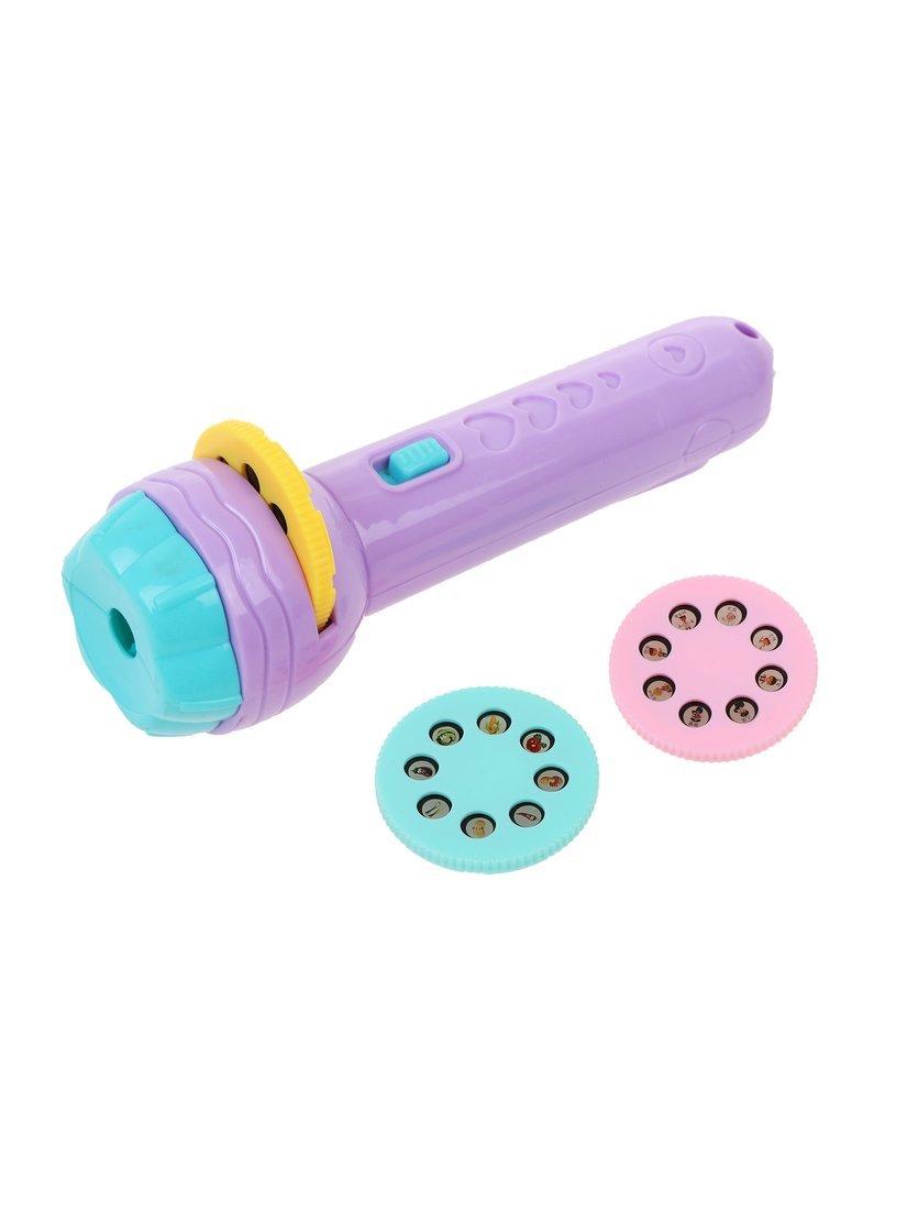 Проектор детский, свет, звук, эл.пит. АG13х3 вх.в компл., коробка