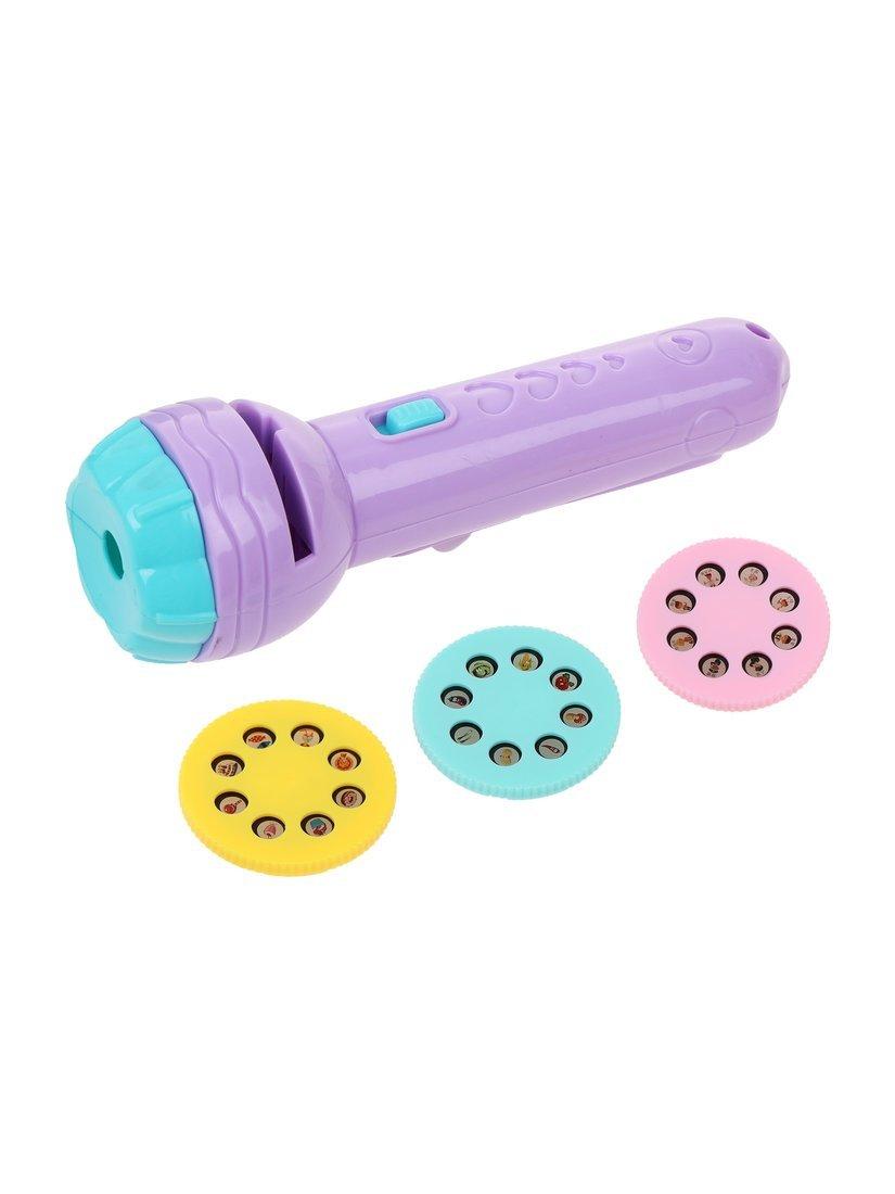 Проектор детский, свет, звук, эл.пит. АG13х3 вх.в компл., коробка