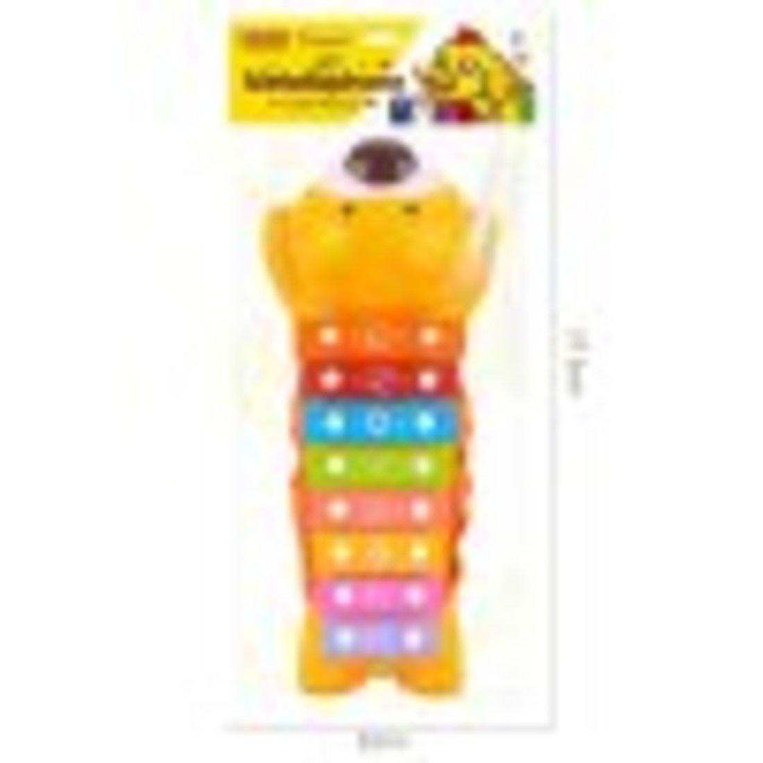 Музыкальный инструмент: Ксилофон, 8 нот, в ассорт., пакет