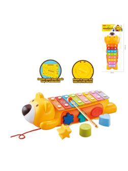 Музыкальный инструмент: Ксилофон, 8 нот, в ассорт., пакет