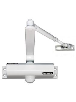 Доводчик на дверь FE-B4W, белый, 65-85 кг.