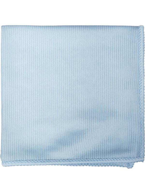 Салфетка хозяйственная Luscan д/стекол и зерк микрофиб 230г 30х30см голубая