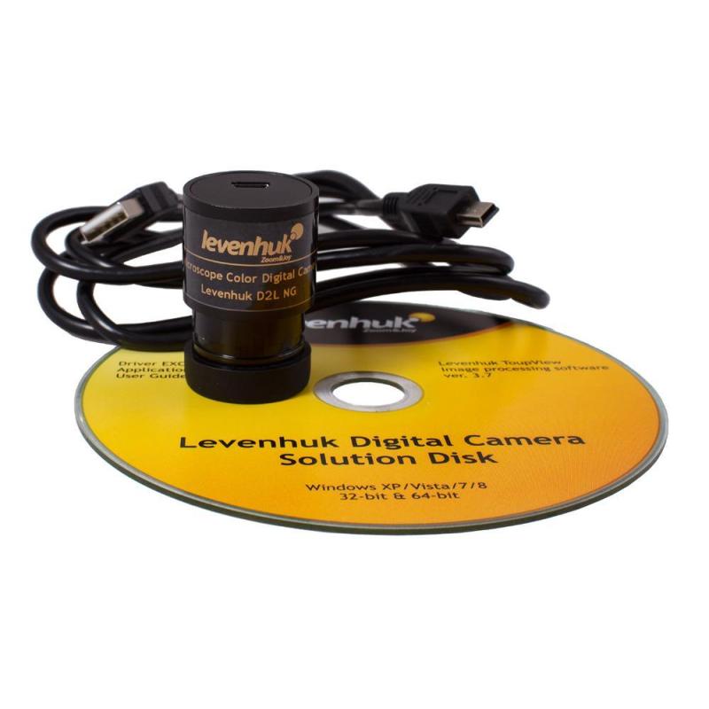 Микроскоп Levenhuk Rainbow D2L, 0,3 Мпикс, Moonstone/Лунный камень (69040)
