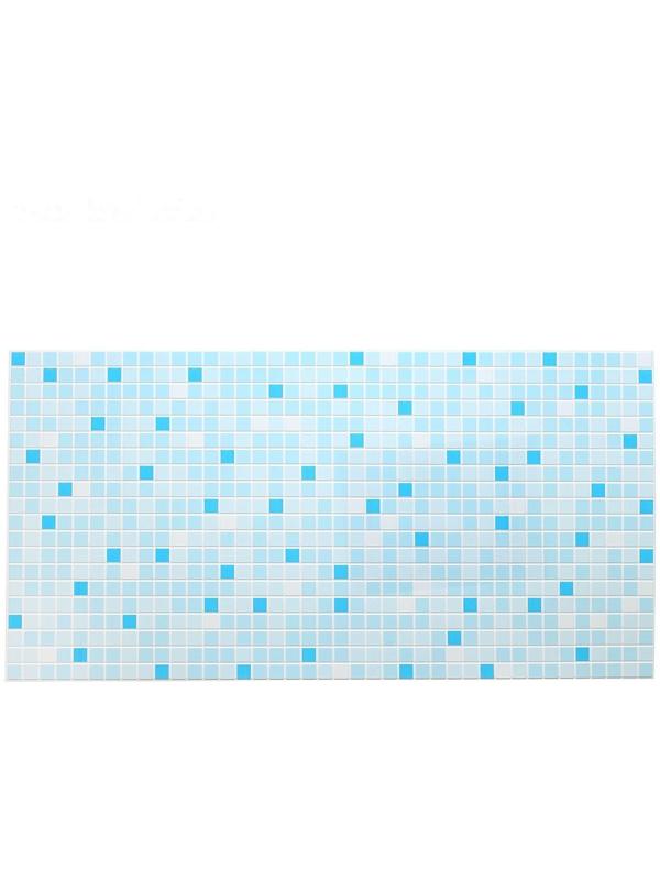 Панель ПВХ Мозаика голубая 955*480