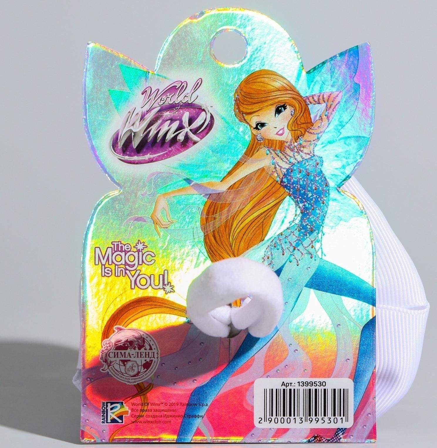 Бант для волос, ВИНКС, 9х7,2 см