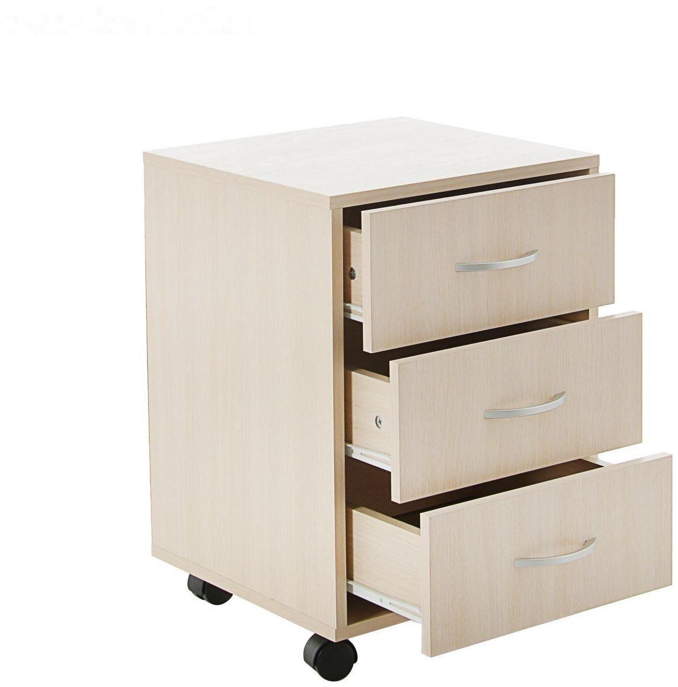 Тумба выкатная, 420х400х585, Венге светлый