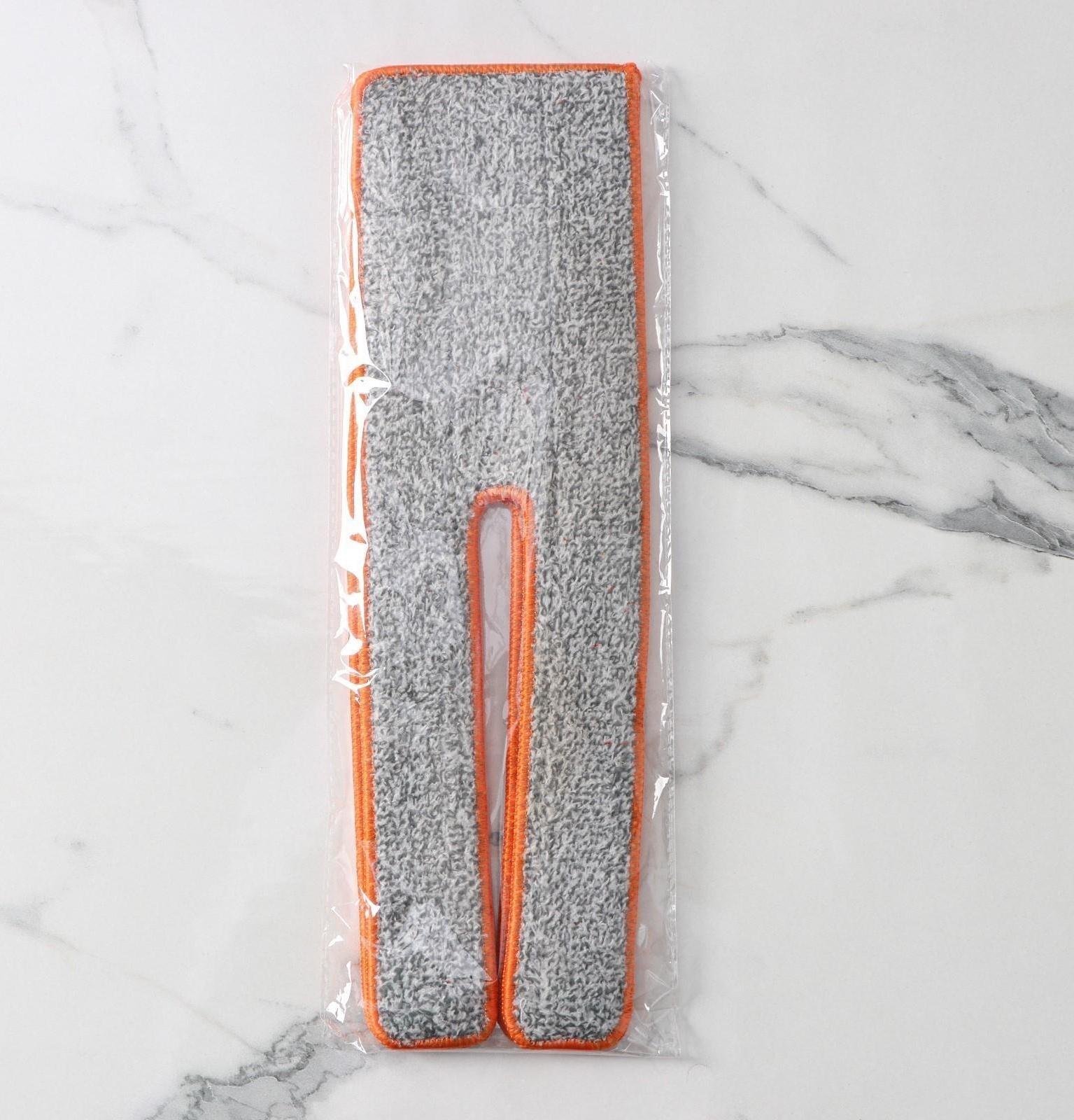 Набор насадок для плоской швабры с отжимом, 38×12 см, микрофибра, 2 шт, цвет МИКС