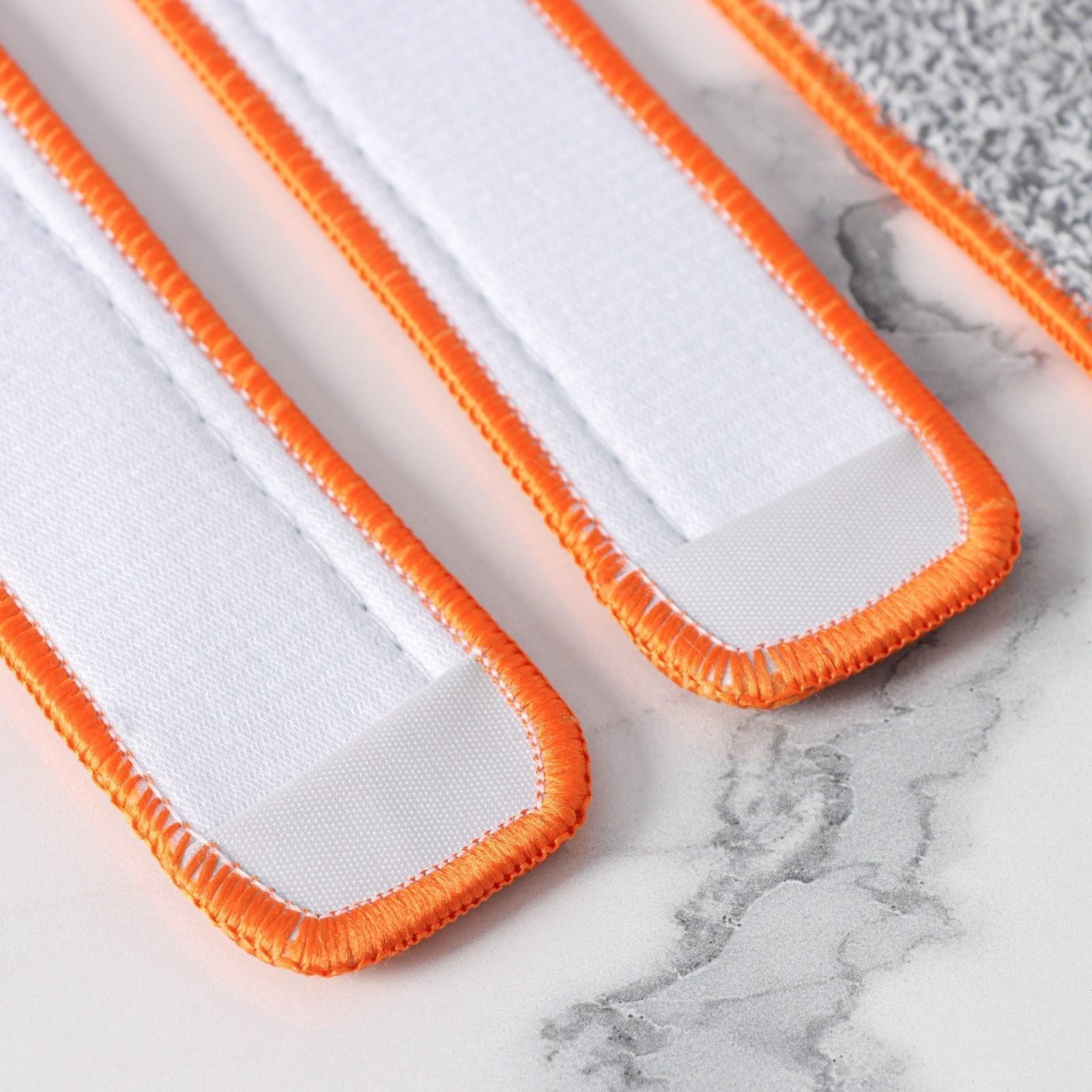 Набор насадок для плоской швабры с отжимом, 38×12 см, микрофибра, 2 шт, цвет МИКС