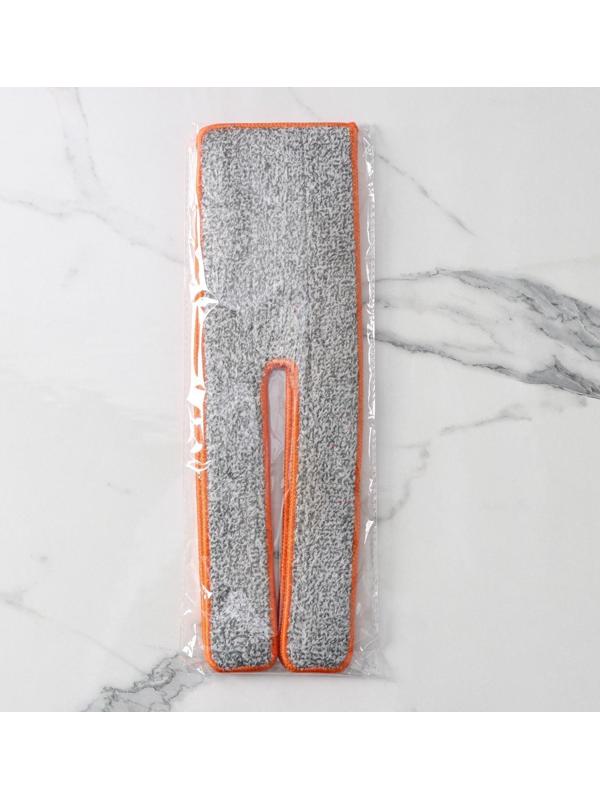 Набор насадок для плоской швабры с отжимом, 38×12 см, микрофибра, 2 шт, цвет МИКС