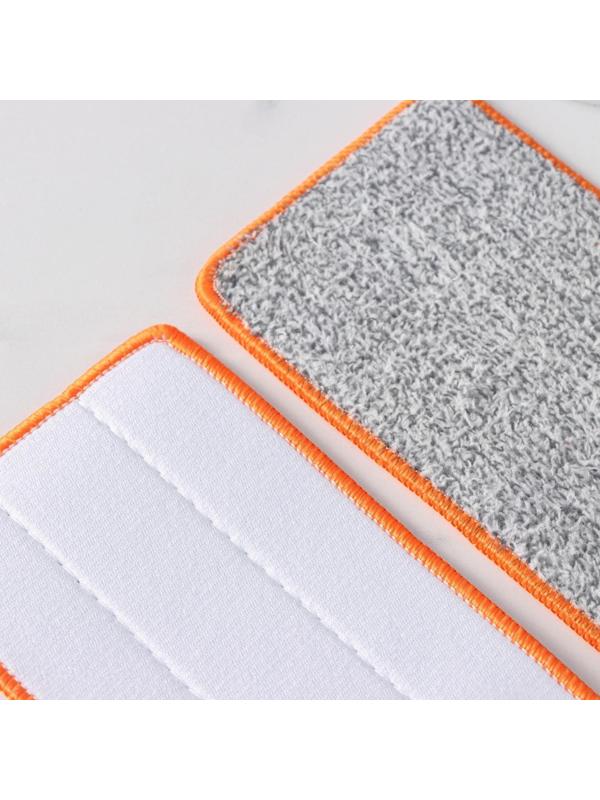 Набор насадок для плоской швабры с отжимом, 38×12 см, микрофибра, 2 шт, цвет МИКС