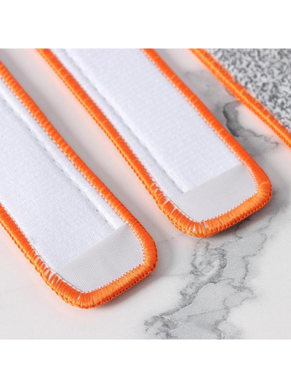 Набор насадок для плоской швабры с отжимом, 38×12 см, микрофибра, 2 шт, цвет МИКС