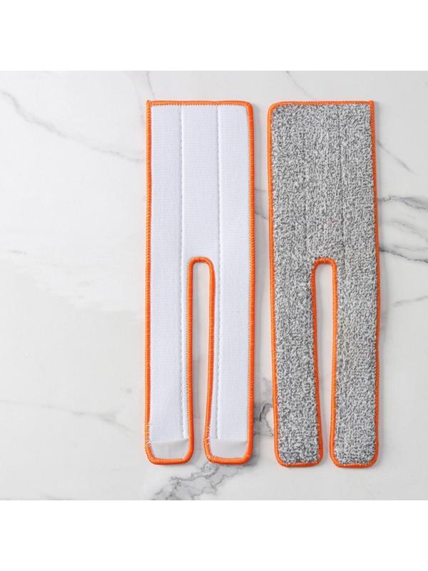 Набор насадок для плоской швабры с отжимом, 38×12 см, микрофибра, 2 шт, цвет МИКС