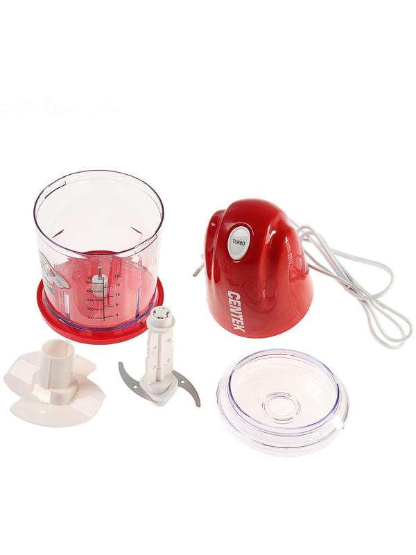 Измельчитель Centek CT-1391, чоппер, пластик, 350 Вт, 0.5 л, красный