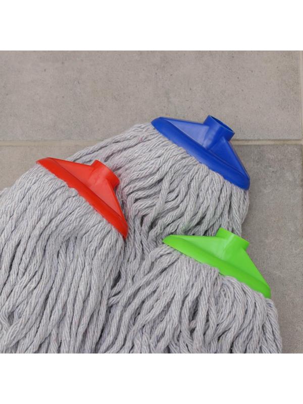 Насадка для швабры верёвочная, х/б, 200 гр, цвет МИКС