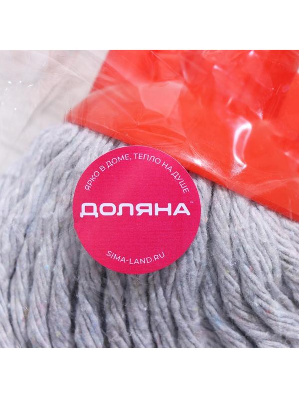 Насадка для швабры верёвочная, х/б, 200 гр, цвет МИКС