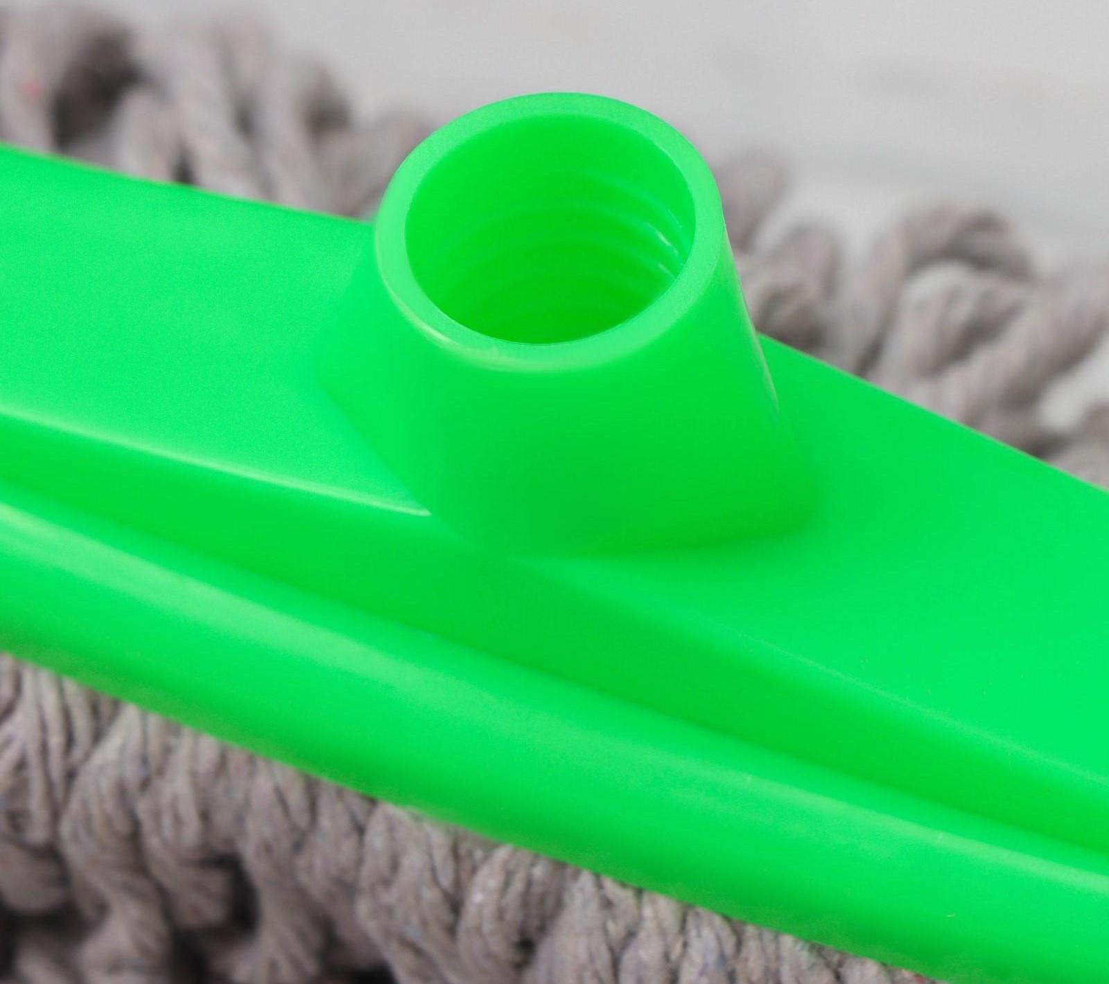 Насадка для швабры удлинённая верёвочная, х/б, 300 гр, цвет МИКС