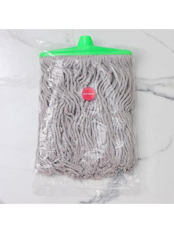 Насадка для швабры удлинённая верёвочная, х/б, 300 гр, цвет МИКС