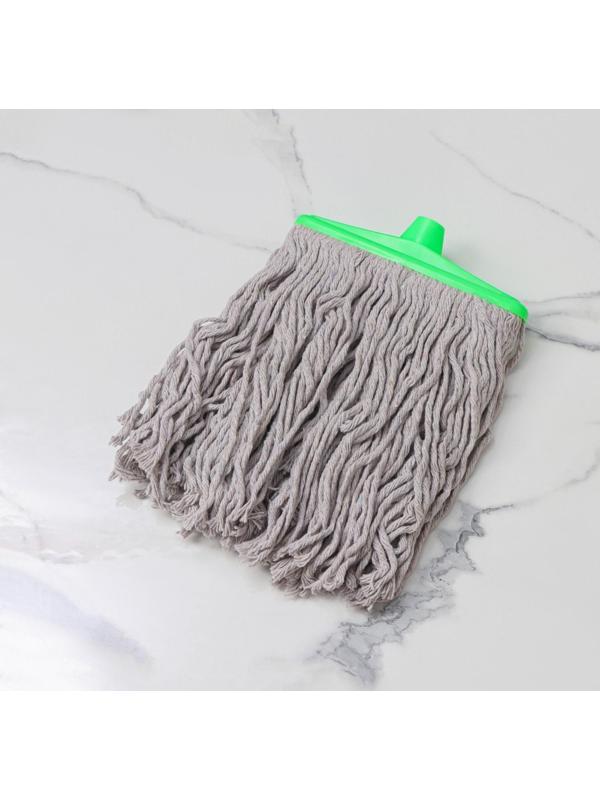 Насадка для швабры удлинённая верёвочная, х/б, 300 гр, цвет МИКС