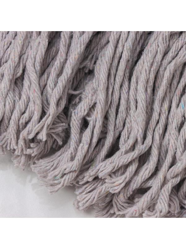 Насадка для швабры удлинённая верёвочная, х/б, 300 гр, цвет МИКС