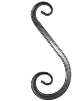 Волюта Т15-225х95х60 мм