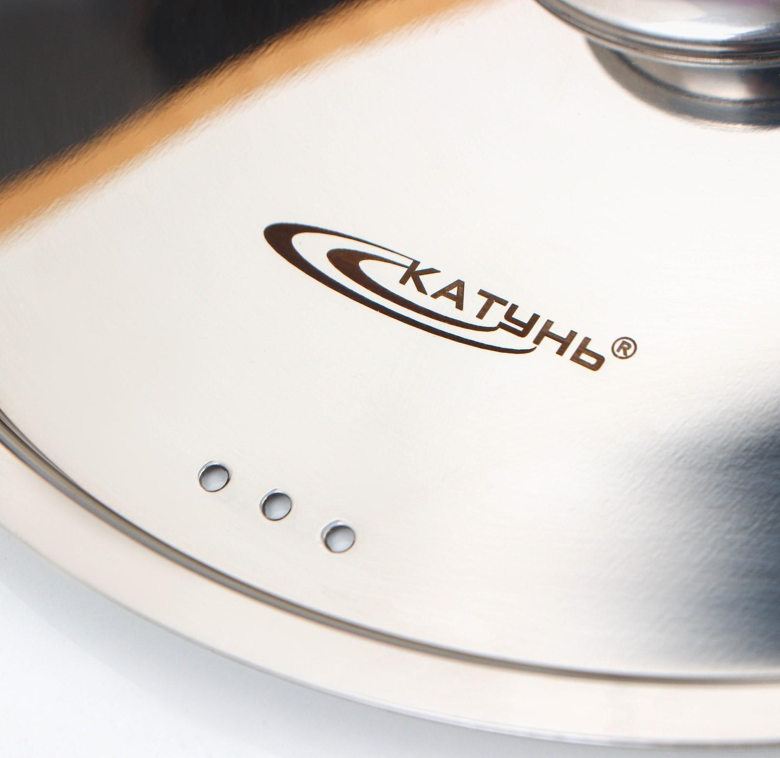 Кастрюля «Титан», 8 л, d=24 см, h=18 см, капсульное дно, металлическая крышка