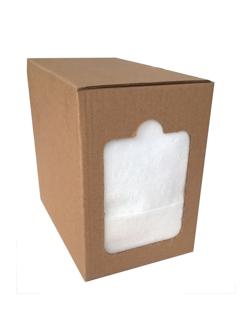 Салфетки бумажные в диспенсере 1-слойные, белые, 250л/уп.