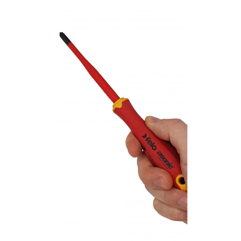 Отвертка диэлектрическая PH 2 +/- E-Slim Ergonic Felo 41629390
