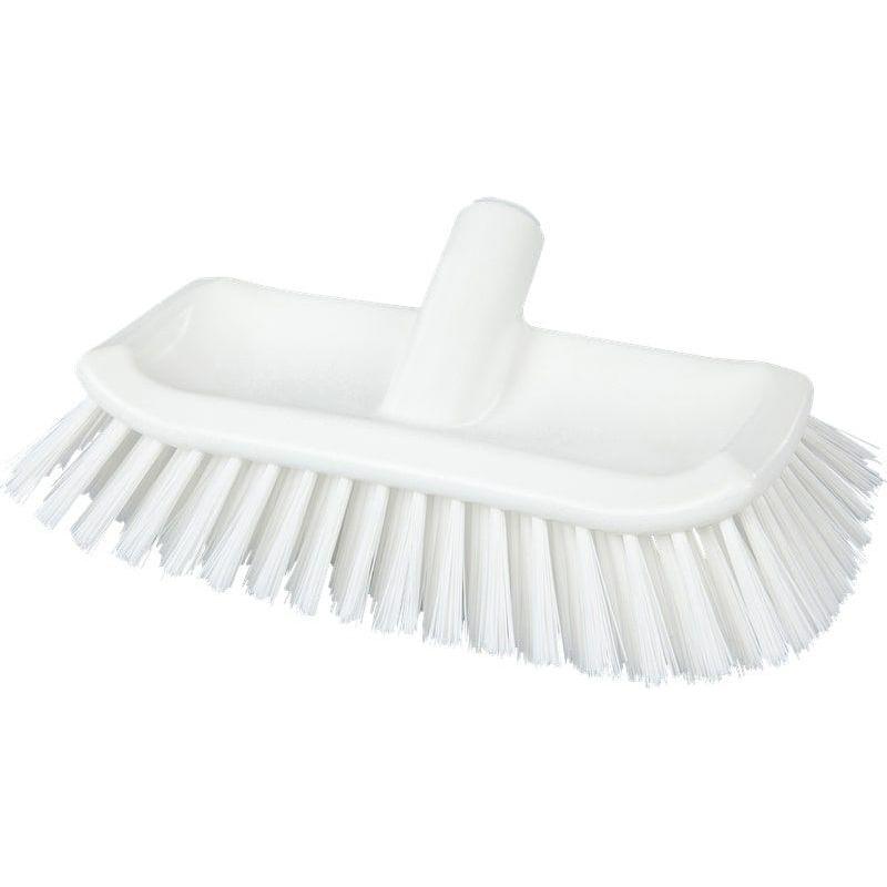 Щетка скраб д/плинтусов разноуровневая FBK, 285х130мм белая 20155-1