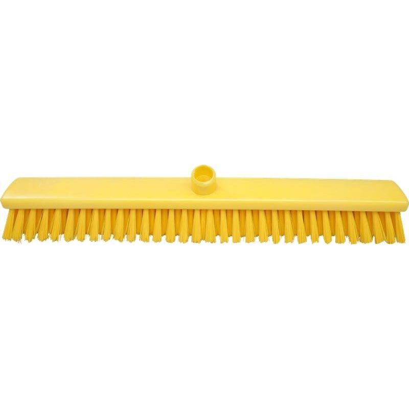 Щетка для пола FBK  средней жесткости 600x60мм желтая 27156-4