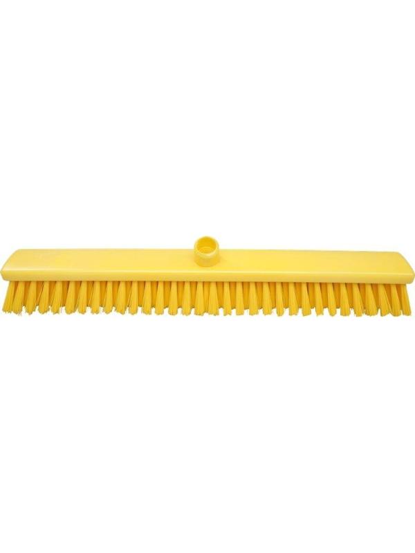 Щетка для пола FBK  средней жесткости 600x60мм желтая 27156-4