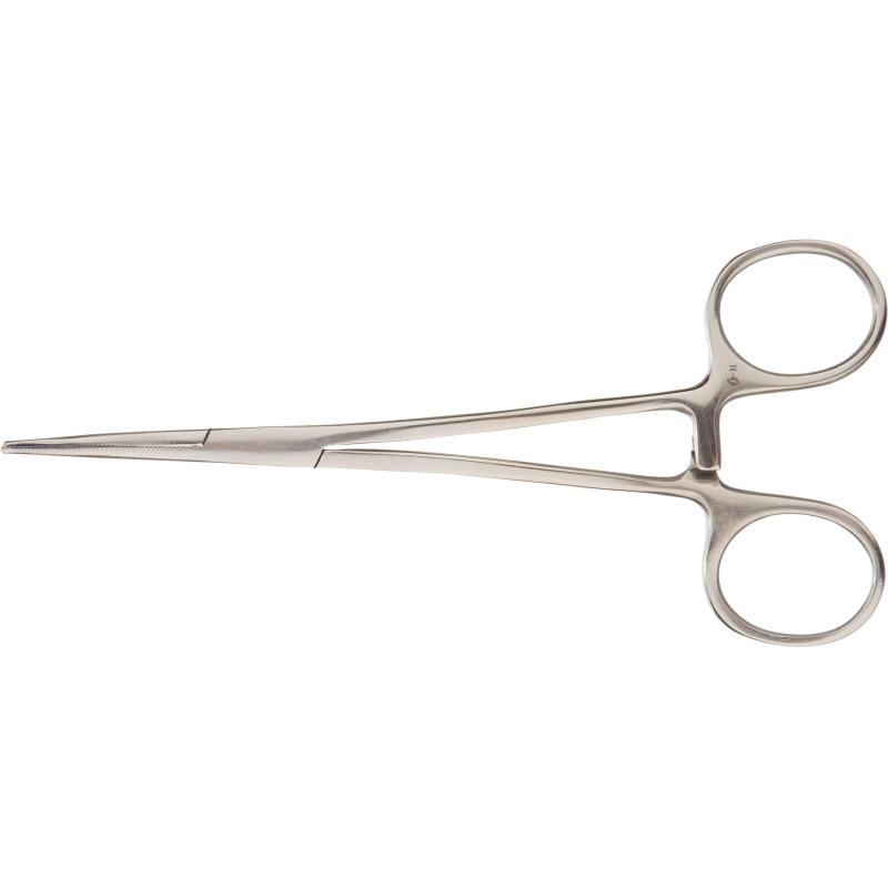 Зажим кровоостанавливающий зубчатый изогнутый № 1, 158 мм З-69