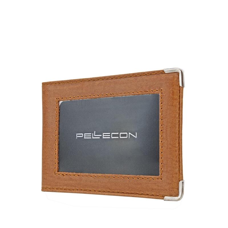 Обложка для автодокументов Пеллекон, Натуральная кожа, рыжий, 113-701-4