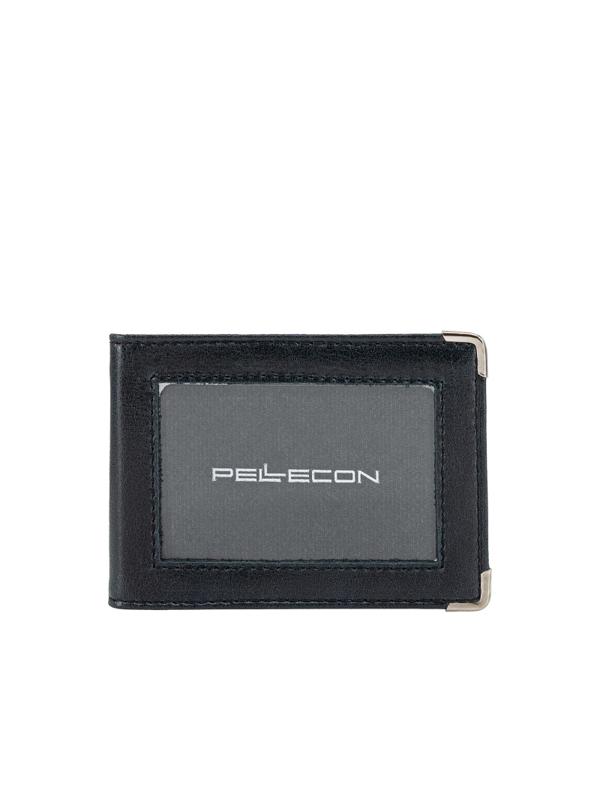 Обложка для автодокументов Пеллекон, Натуральная кожа, черный, 113-701-1