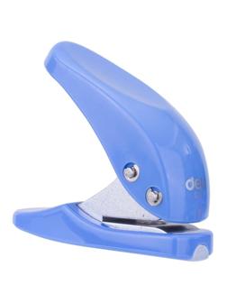 Дырокол Deli E0111 на  1 отверстие,до10 листов,пластик, 135x95x25мм,ассорти