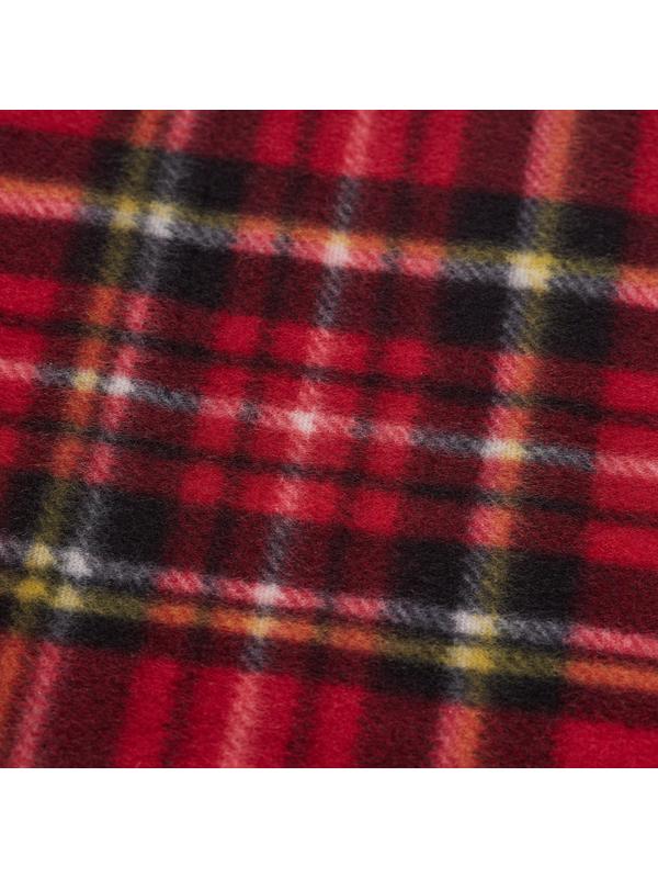 Плед флис Luscan , размер 130x170, 160 гр/м2, клетка красная