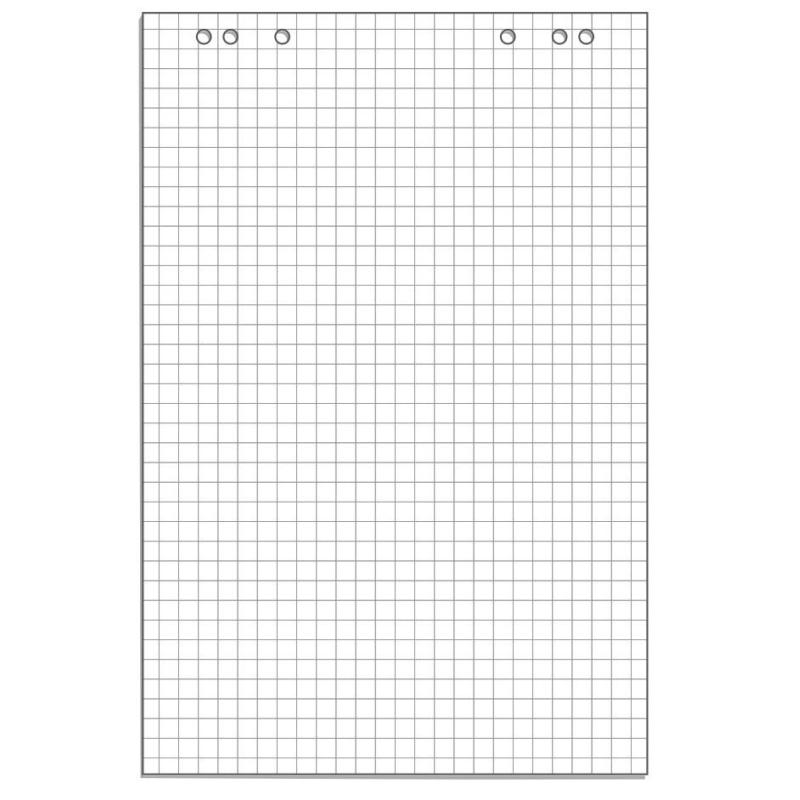 Бумага для флипчартов Attache клетка 67,5х98см 50л 80г белизна 92