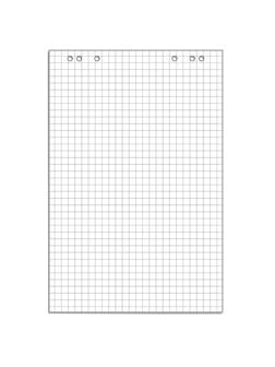 Бумага для флипчартов Attache клетка 67,5х98см 50л 80г белизна 92