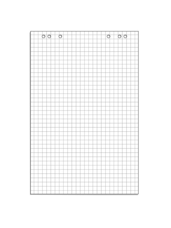 Бумага для флипчартов Attache клетка 67,5х98см 50л 80г белизна 92