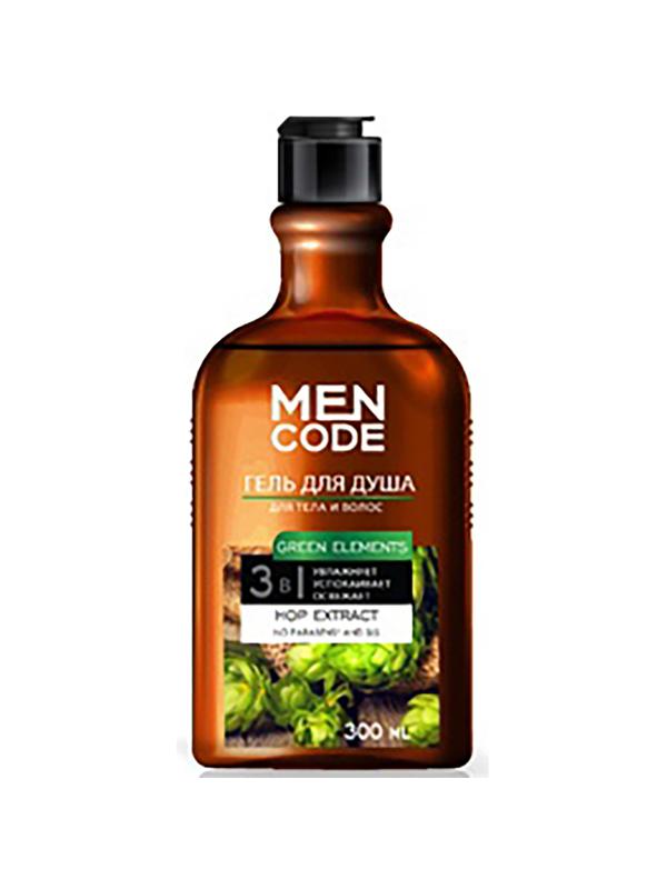 Подарочный набор MEN CODE LIMITED EDITION Гель д душ 300 мл, Шамр 300 мл