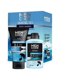 Подарочный набор MEN CODE SHAVING SET Гель брит 150мл, Лос-он пос бр 150мл