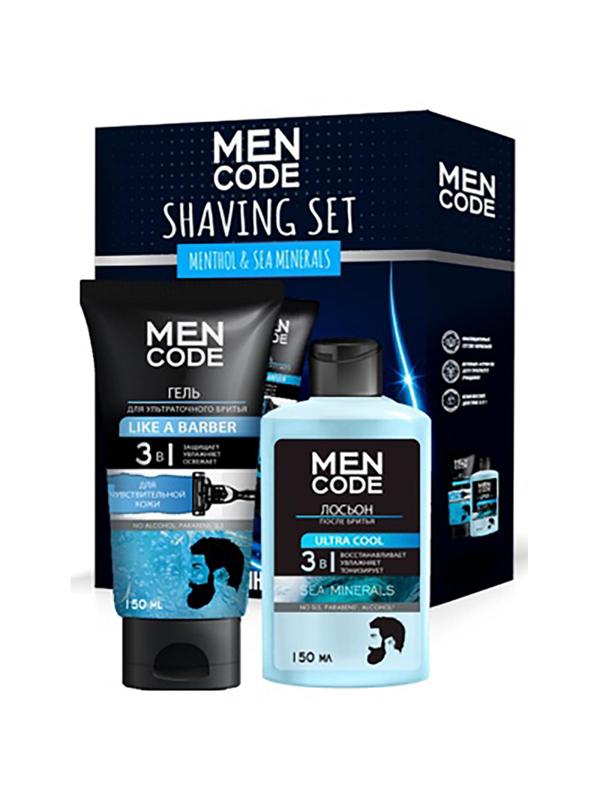 Подарочный набор MEN CODE SHAVING SET Гель брит 150мл, Лос-он пос бр 150мл